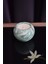 Yuvarlak Yeşil Beton Saksılı Mum 170 ml Vanilya Kokulu Beyaz Renkli-Soya Wax 1