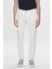 Slim Fit Ekru Gabardin Denim Pantolon 2HCC3T404003M 2