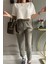 Gabardin Keten Pantolon Haki 2