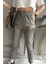Gabardin Keten Pantolon Haki 3
