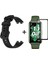 Huawei Band 8 ile Uyumlu Silikon Kordon Kayış + Ekran Koruma Filmi - FC541 1