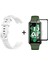 Huawei Band 8 ile Uyumlu Silikon Kordon Kayış + Ekran Koruma Filmi - FC541 1