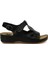 166375.Z4FX Siyah Kadın Comfort Sandalet 1