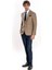 Balıksırtı Desen Slim Fit Yün Taba Erkek Ceket - Wessi 4