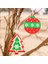 12 Adet Noel Ahşap Kolye Noel Ağacı Süsleme Kar Tanesi Desen El Yapımı El Sanatları Çocuk Dıy Graffiti Ev Dekor (Yurt Dışından) 5