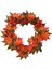 Akçaağaç Yaprağı Berry Çelenk Cadılar Bayramı ve Noel Kapı Ev Dekorasyonu 35CM (Yurt Dışından) 1