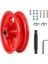 Xiaomi Pro/pro2 8.5 Inç Elektrikli Scooter Bölünmüş Tekerlek Göbeği Alüminyum Alaşımlı Arka Tekerlek Jantları Katı Lastik Aksesuarları, Kırmızı (Yurt Dışından) 1