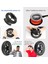 Xiaomi Pro/pro2 8.5 Inç Elektrikli Scooter Bölünmüş Tekerlek Göbeği Alüminyum Alaşımlı Arka Tekerlek Jantları Katı Lastik Aksesuarları, Kırmızı (Yurt Dışından) 3