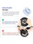 Xiaomi Pro/pro2 8.5 Inç Elektrikli Scooter Bölünmüş Tekerlek Göbeği Alüminyum Alaşımlı Arka Tekerlek Jantları Katı Lastik Aksesuarları, Kırmızı (Yurt Dışından) 4