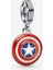 Marvel Kaptan Amerika Kalkan Sallahtılı Charm | 925 Ayar Gümüş 1
