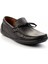 Siyah Napa Deri Erkek Loafer Ayakkabı E01396070243 3