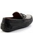 Siyah Napa Deri Erkek Loafer Ayakkabı E01396070243 4