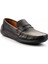 Siyah Floter Deri Erkek Loafer Ayakkabı E01396070140 3