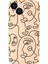 Apple iPhone 13 Uyumlu Face Art Desenli Silikonlu Lansman Kılıf 1