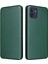 Samsung Galaxy A03 Deri Folio Flip Case Manyetik Karbon Fiber (Yurt Dışından) 2