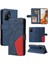 Xiaomi 11T/11T Pro Pu Deri Flip Folio Kılıf Kickstand Iki Renkli (Yurt Dışından) 1