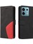 Xiaomi Redmi Not Için Kılıf 13 Pro 5g Iki Renkli Dikiş Pu Deri Flip (Yurt Dışından) 1