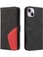 IPhone 15 Artı Kickstand Koruyucu Pu Deri Flip Folio Kılıf (Yurt Dışından) 1