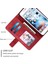 IPhone 6 Için Kılıf Artı/6s Artı Manyetik Pu Deri Kart Tutucu Kickstand (Yurt Dışından) 4