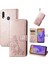 Tecno Spark 8 Için Kılıf Kısa Kayış Deri Kılıf Kapak Kapak Dört Yaprak (Yurt Dışından) 1