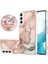 Samsung Galaxy S22 5g Tampon 360 &deg; Dönebilir Halka Mermer Tpu Için Kılıf (Yurt Dışından) 1