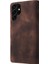 Samsung Galaxy S22 Ultra Cüzdan Basit Iş Deri Kılıf Için Flip Case (Yurt Dışından) 4