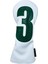 Pu Golf Numarası Etiketi Golf Kulübü Golf I Kılıfı Woods White 3 Için (Yurt Dışından) 1