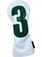 Pu Golf Numarası Etiketi Golf Kulübü Golf I Kılıfı Woods White 3 Için (Yurt Dışından) 2