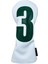 Pu Golf Numarası Etiketi Golf Kulübü Golf I Kılıfı Woods White 3 Için (Yurt Dışından) 4