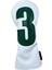 Pu Golf Numarası Etiketi Golf Kulübü Golf I Kılıfı Woods White 3 Için (Yurt Dışından) 5