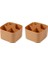 2pcs Caddys Organizatör, Saplı Istiflenebilir Plastik Caddy'ler, Masa Caddy'leri, Sanat Organizatörleri ve Depolama Makyaj Caddy'leri Turuncu (Yurt Dışından) 1