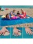 Yeşil Stil 1.5X2M Yeni Katlanabilir Kamp Mat Ultralight Su Geçirmez Çadır Tarp Polyester Mat Battaniye Kamp Yürüyüş Için Kanopiler (Yurt Dışından) 4