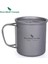 TI15141B Stili Sınırsız Yolculuk Titanyum Pot Titanyum Kupa Katlanır Saplı Açık Kamp Yürüyüş Sofra Takımı 300ML 600ML L (Yurt Dışından) 1