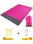 Kırmızı Stil 200X140CM 2x2.1m Su Geçirmez Cep Plaj Battaniyesi Katlanır Kamp Mat Yatak Taşınabilir Hafif Mat Açık Mat Kum Plaj Mat (Yurt Dışından) 1