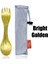 Parlak Altın Tarzı Tito Titanyum Spork Kaşık Ultralight Tencere Taşınabilir Açık Kamp Aksesuarları Yürüyüş Seyahat Sofra Için (Yurt Dışından) 1