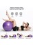 55CM Pembe Tarzı Denge Bal Pvc Fitness Topları Yoga Topu Kalınlaşmış Patlamaya Dayanıklı Egzersiz Home Gym Pilates (Yurt Dışından) 2
