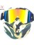 HXSBF65811 Stili Bollfo Kayak Snowboard Gözlükleri Kar Araci Kayak Gözlüğü Rüzgar Geçirmez Kayak Cam Motokros Ağız Filtreli Güneş Gözlüğü Earware (Yurt Dışından) 1
