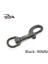 1 Adet 90MM Siyah Stil Tutun Dalış Paslanmaz Çelik Cıvata Yaylı Kanca Klip Dalış Kancası Bcd Aksesuarları Dalış Ekipmanı (Yurt Dışından) 1