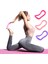 Pembe Tarzı Yoga Çember Ekipmanları Yoga Halka Pilates Egzersiz Halkası Döngü Bel Omuz Şekli Pilates Vücut Geliştirme Evde Eğitim Aksesuarı (Yurt Dışından) 2