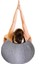 Bej 55CM Tarzı Premium Yoga Topu Koruyucu Kapak Gym Egzersiz Denge Topu Kapak Yoga Egzersiz Fitness Aksesuarları Için cm (Yurt Dışından) 5