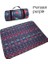 Kumral Tarzı 150X150CM Katlanır Kamp Mat Açık Bea Ulus Tarzı Baskılı Kalınlaşmak Uyku Kamp Pad Mat Neme Dayanıklı Ekose Battaniye (Yurt Dışından) 1