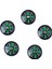 5x Mini Düğme Pusula Şeffaf Sıvı Dolu Küçük Taşınabilir Alet DIA.15MM (Yurt Dışından) 4