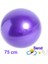 75 cm Mor Stil Apple Yoga Topu Dounts 50 x 30CM Pompa Seti ile Pilate Fitness Denge Topları Seti Masaj Topu Ev Egzersiz Topu Yoga Egzersizi (Yurt Dışından) 1