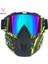 HXSBF65810 Stili Bollfo Kayak Snowboard Gözlükleri Kar Araci Kayak Gözlüğü Rüzgar Geçirmez Kayak Cam Motokros Ağız Filtreli Güneş Gözlüğü Earware (Yurt Dışından) 1