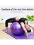 75 cm Mor Stil Apple Yoga Topu Dounts 50 x 30CM Pompa Seti ile Pilate Fitness Denge Topları Seti Masaj Topu Ev Egzersiz Topu Yoga Egzersizi (Yurt Dışından) 5