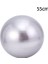 Gri 55CM Tarzı Yoga Topu Pilates Denge Topu Spor Salonu Ev Eğitimi Fitness Topu Yatıştırıcı Masaj Topu 55CM 65CM 75CM (Yurt Dışından) 1