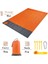 Turuncu Tarzı 140CM x 200CM Su Geçirmez Kamp Mat Plaj Battaniyesi Açık Taşınabilir Hafif Mattreknic Battaniye Turizm Zemin Halı Katlanır Çadır (Yurt Dışından) 1