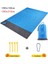 Mavi Stil 200X210CM Su Geçirmez Cep Battaniye Katlanır Kamp Ekipmanları Mat Yatak Taşınabilir Hafif Seyahat Mat Açık Yürüyüş Mat (Yurt Dışından) 4