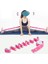 Pembe Beyaz Tarzı Yoga Çekme Kayışı Kemer Polyester Lateks Elastik Latin Dansı Germe Bandı Döngü Yoga Pilates Gym Fitness Egzersiz Direnç Bantları (Yurt Dışından) 4