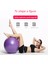 Mor 55CM Tarzı Yeni Spor Şişirilmiş Yoga Topu Pilates Fitness Patlamaya Dayanıklı Pvc Güvenlik Kalınlaşmış Fitness Topu Kalınlaşmak Yoga Ekipmanları Ev Spor Salonu (Yurt Dışından) 3